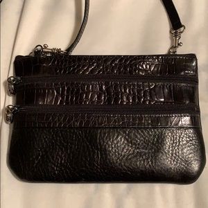 🌺🌺Brighton Black Leather Crossbody  Mini Bag🌺🌺